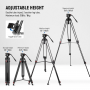 Neewer TP74 Professional Video Tripod with Fluid Head