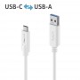 PureLink USB C to USB A cable 31 Gen 1 3A 5G iSeries white 1.5m (IS2600-015)
