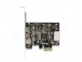 Delock PCI Express Card to 2 x external FireWire B plus 1 x external FireWire A (89153)