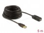 Delock Cable USB 2.0 Extension active 5 m (82308)