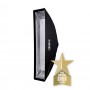 Caruba Quick Assembly Matte Silver Strip Softbox 30x140cm