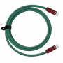 Newell USB-C to USB-C Cable, 100 W, 2 m, Silicone, Green and Burgundy
