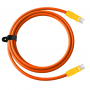 Newell USB-C to USB-C Cable, 100 W, 2 m, Silicone, Orange-Yellow