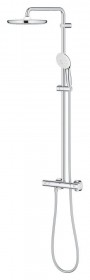 Grohe Tempesta 250 Cube Dušas Sistēma ar Termostatu un Rokas Dušu (26670001)