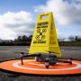 Caruba Drone Warning Sign English