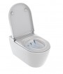 Duravit Starck f Lite Compact Rimless SensoWash Piekaramais WC Pods ar SC Vāku Balts (650000012004320)