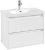 Villeroy&Boch Skyla Vanity Vannas Izstabas Skapis Pull-Out 77,2x59,6x43,9cm Brilliant White (C79600VE)