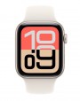 Apple Watch SE 3 GPS 40mm Starlight Aluminium Case with Starlight Sport Band - M/L (MEH54ET/A)