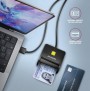 Axagon CRE-SM3N Smartcard USB 2.0 Card Reader 1.3m (CRE-SM3N)