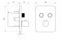 Ravak FL 063.20BLM.O2.RB072 Termo Slēpts Divvirzienu Jaucēj bez R-kastes Melns Matēts (X070748)Ravak FL 063.20BLM.O2.RB072 Termo Slēpts Divvirzienu Jaucēj bez R-kastes Melns Matēts (X070748)