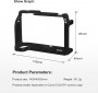 Fugasun EOS RP Camera Cage, EOS RP Cage for Canon EOS RP Camera Case Camera Rig Cold Shoe
