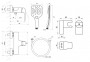 Ravak FL 032.20BLM.+S Wall-mounted Shower Tap With Shower Set Matt Black (X07S116)