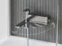 Ravak CR II 022.00CRS.+S Wall-mounted Bathtub Tap With Shower Set Chrome (X07S119)