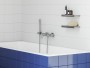 Ravak ES 022.00CR.+S Wall Wall-mounted Bathtub Tap With Shower Set Chrome (X07S123)