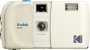 Kodak EC35 35mm Film Camera Bundle with Kodak Ultramax 400/24EXP 35mm Roll Film Vanilla White