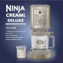 Ninja CREAMi Deluxe Saldējuma Aparāts Stone Gold (NC502EUSTGD)