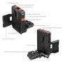 SmallRig 5899 Intelligent V-Mount Battery Adapter Plate Compatible with Arca-Swiss
