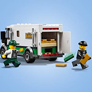 City, train, LEGO