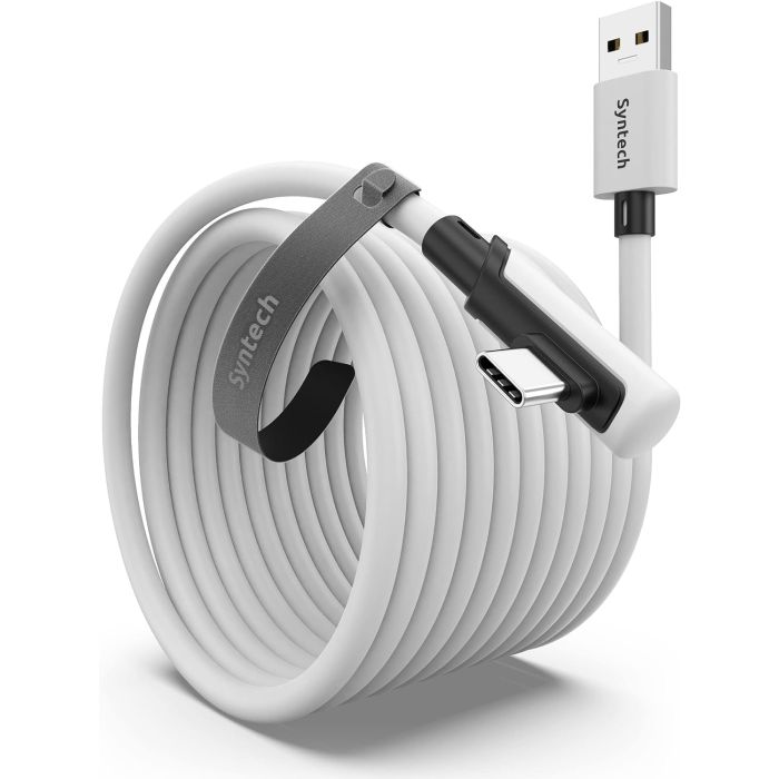 Syntech Link Cable 6m Compatible with Meta/Oculus Quest 3/2/Pro and Pico4/Pro Accessories PC/Steam VR (Mark32-6) Syntech Link Cable 6m Compatible with Meta/Oculus Quest 3/2/Pro and Pico4/Pro Accessories PC/Steam VR (Mark32-6)