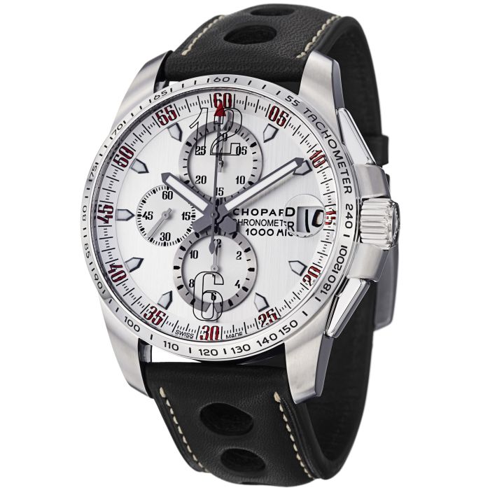 Chopard Mille Miglia GT XL Chrono Speed Silver in titanium Men's Watch 168459-3041