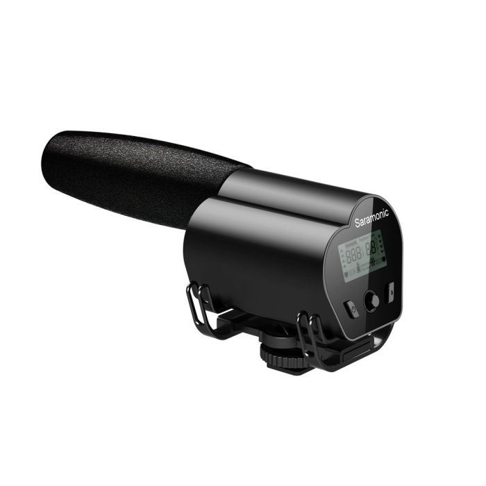 Saramonic VMIC Recorder Microphone with LCD monitor for DSLR Cameras and Camcorders