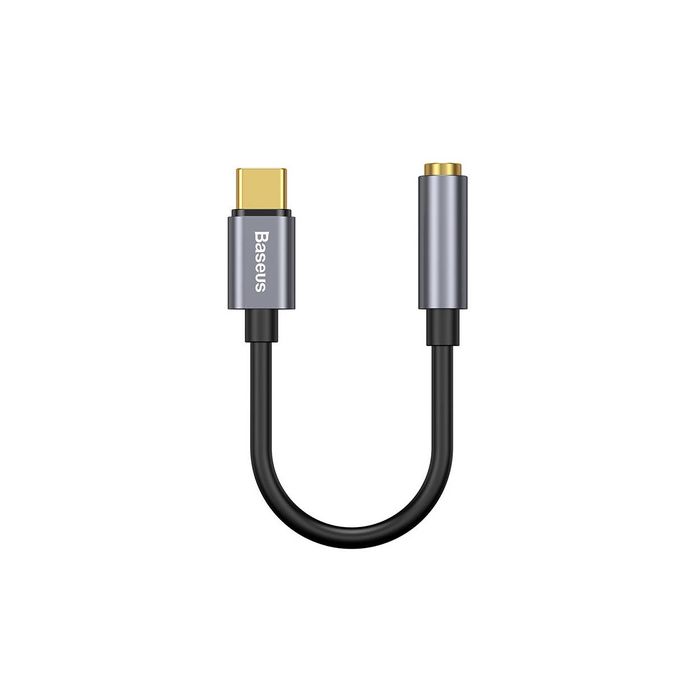 Baseus L54 Audio Adapter USB-C + mini jack 3,5mm Black+Grey