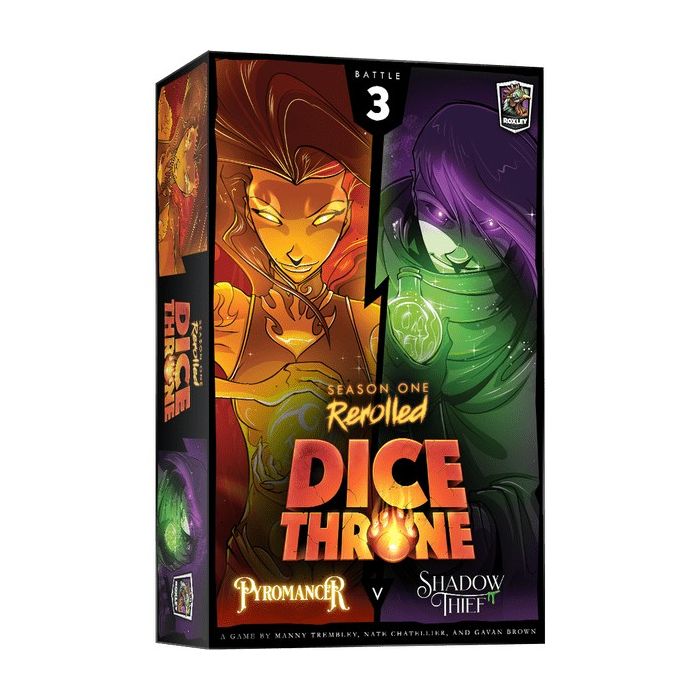 Roxley Games Dice Throne: Season One ReRolled – Pyromancer v. Shadow Thief (EN)