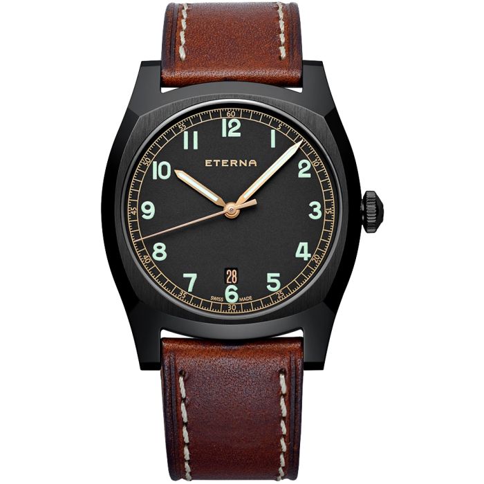 Eterna Heritage Military 1939 Men's Watch 1939.43.46.1299