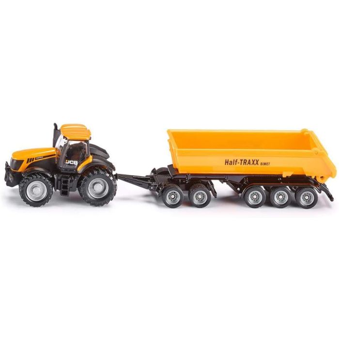 Siku JCB Tractor with dolly and tipping trailer (1858)