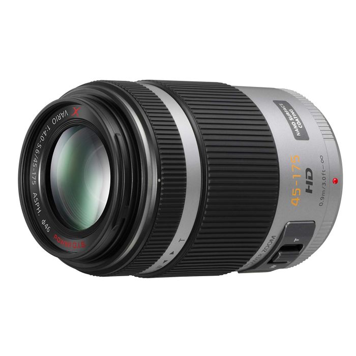 Panasonic Lumix G X Vario PZ 45-175mm f/4.0-5.6 ASPH Power O.I.S. Silver (H-PS45175E-S)