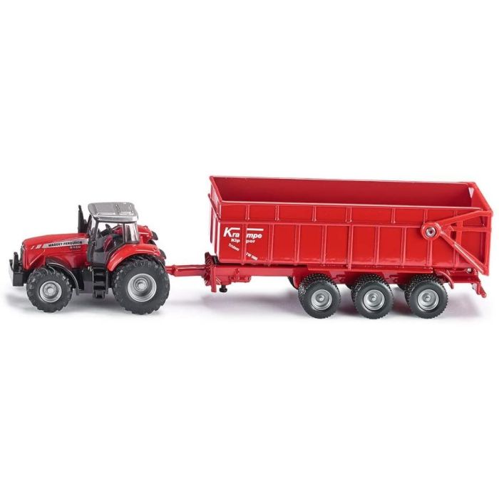Siku Massey Ferguson tractor with trailer (1844)