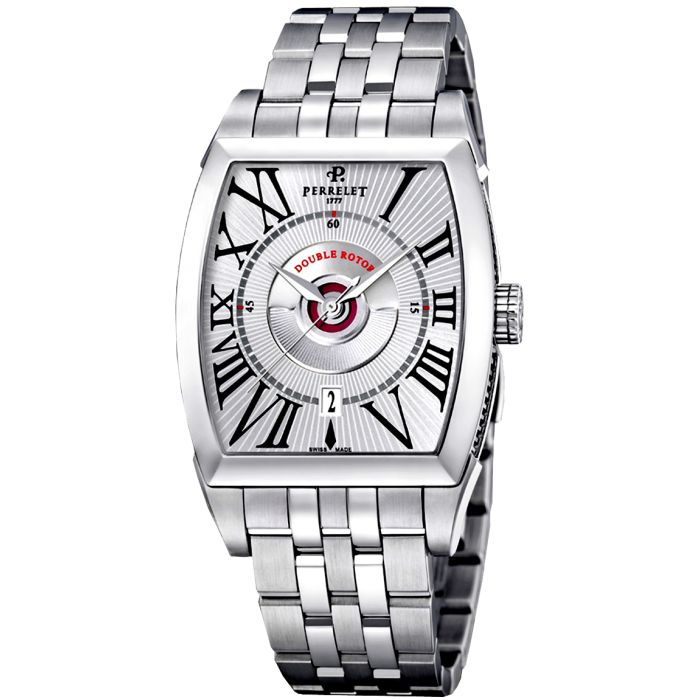 Perrelet Double Rotor Tonneau Men's Watch A1029/A Perrelet Double Rotor Tonneau Men's Watch A1029/A