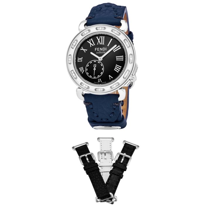 Fendi Selleria 3 Additional Straps Set With Ladies Watch F81031DCH-SET5 Fendi Selleria 3 Additional Straps Set With Ladies Watch F81031DCH-SET5