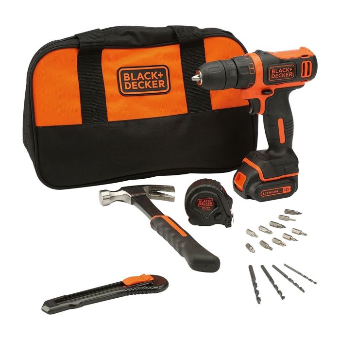 BLACK+DECKER BDCDD12 / 10,8V / 1x1,5 Ah + 20 acc (BDCDD12HTSA) BLACK+DECKER BDCDD12 / 10,8V / 1x1,5 Ah + 20 acc (BDCDD12HTSA)