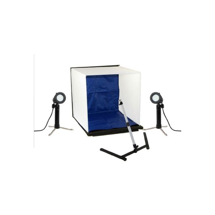 Falcon Eyes Foldable Photo Box PBK-40AB-2LS 40x40cm + 2 Lamps