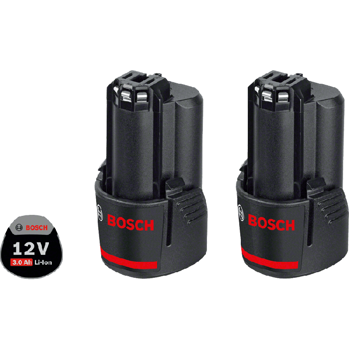 Bosch GBA 12V 2x3.0Ah Set Carton (1600A00X7D)