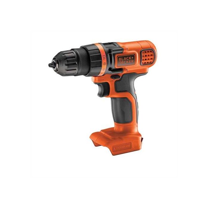 BLACK+DECKER 18V Lithium-ion Cordless Drill Driver Without Battery and Charger (BDCDD18N) BLACK+DECKER 18V Lithium-ion Cordless Drill Driver Without Battery and Charger (BDCDD18N)