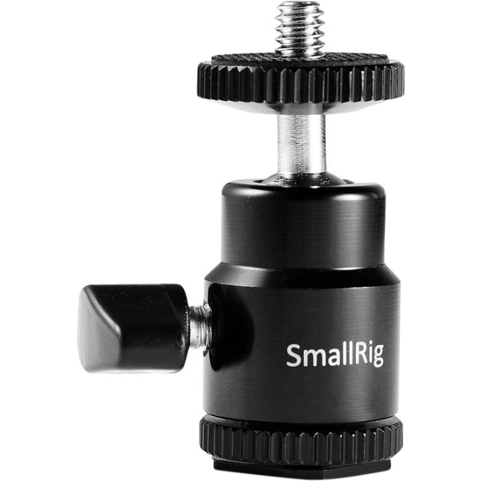 SmallRig 761 Cold shoe mount - Ballhead 1/4" screw SmallRig 761 Cold shoe mount - Ballhead 1/4" screw
