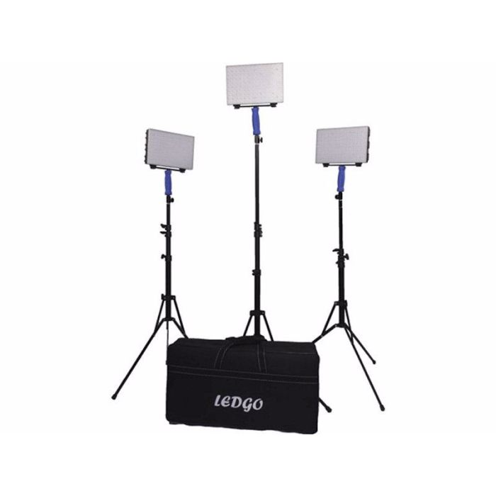 Ledgo B560C3KIT+T Bi-Color Portable Led Light 3-Kit (LG-B560C3KIT+T)