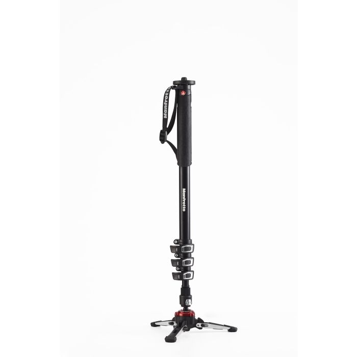 Manfrotto XPRO Aluminium 4 Section Fluid Video Monopod Fluidtech Base (MVMXPROA4)