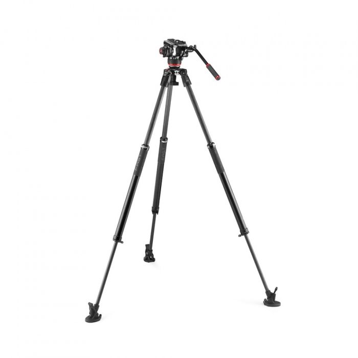 Manfrotto 504X Fluid Video Head with 635 Fast Single Carbon Leg (MVK504XSNGFC)