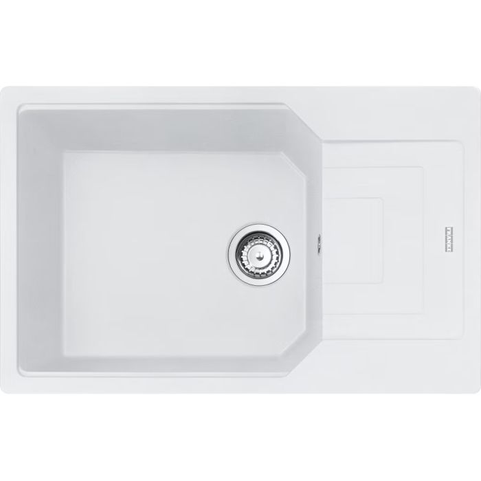 Franke UBG 611-78 Fragranite 78x50cm White (114.0682.565)