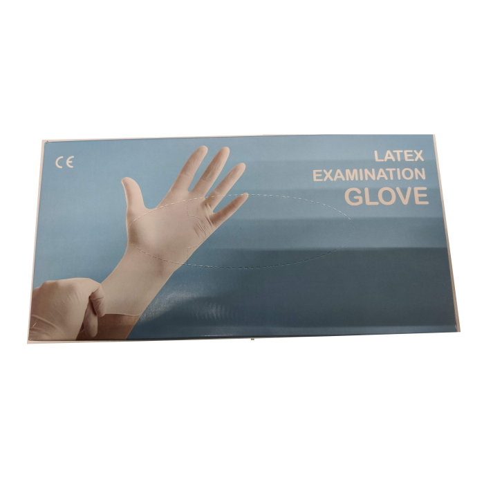 Ray Bell Latex Examination Gloves Size M 100 pieces in a box