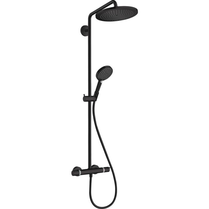 Hansgrohe Croma Select S 280 Dušas Termostata Komplekts Melns Matēts (26890670) Hansgrohe Croma Select S 280 Dušas Termostata Komplekts Melns Matēts (26890670)