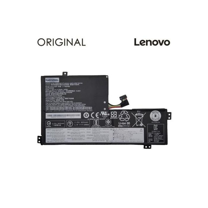 Extra Digital Notebook Battery LENOVO L17M3PB0, 3635mAh, Original 9990000481316