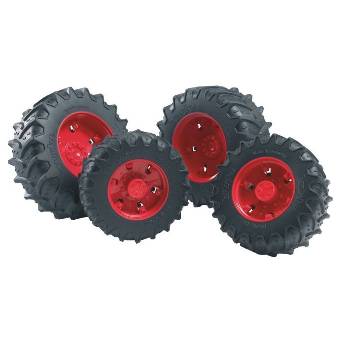 Bruder Twin Tyres with Red Rims (03313)
