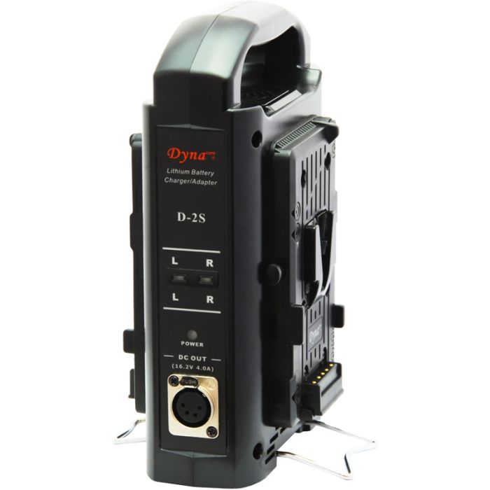 Dynacore D-2S V-Mount Battery Charger 2-Channel with Adapter