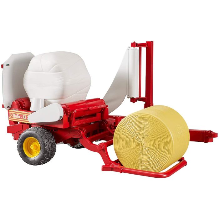 Bruder Bale wrapper with round bales (02122)