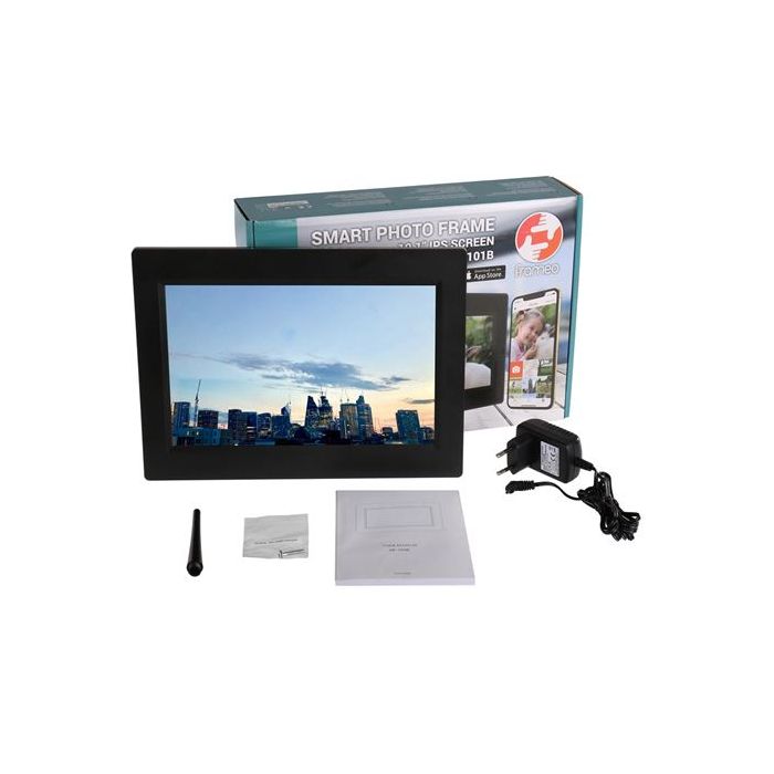 Frameo Digital Photo Frame HF-101B Black 10.1 Inch