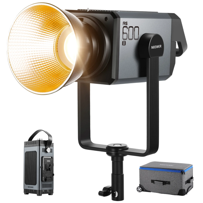 Neewer AS600B 600 Watt Bi-color DMX VideoLight with external Control unit